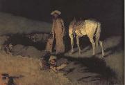 Frederic Remington, In From the Night Herd (mk43)